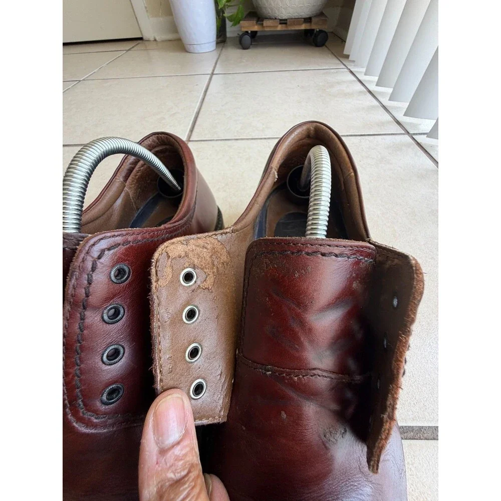 Dockers Men’s Size 12 M Brown Leather Cap Toe Oxford Dress Casual Shoes 090-2219
